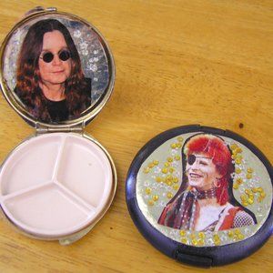 *LAST CHANCE* DIY Glam Duo Ozzy Floral Pill Case & Dita David Compact Mirror
